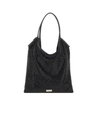 TWENTYFOURHAITCH Borsa a spalla "Nela Maxi" BLACK Donna 