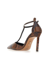 TWENTYFOURHAITCH Decolleté "Emeris" BROWN Donna 
