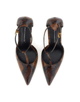 TWENTYFOURHAITCH Decolleté "Emeris" BROWN Donna 