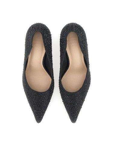 TWENTYFOURHAITCH Décolleté "Teylor" BLACK Donna 