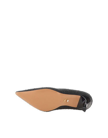 TWENTYFOURHAITCH Décolleté "Teylor" BLACK Donna 