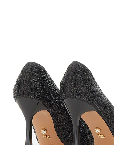 TWENTYFOURHAITCH Décolleté "Teylor" BLACK Donna 