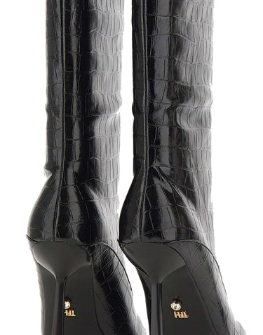 TWENTYFOURHAITCH Stivali "Veoma" BLACK Donna 