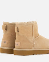 UGG Stivale "W Classic Mini II" in camoscio rovesciato BEIGE Donna 