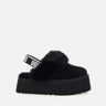 UGG Sandali "Funkette" in camoscio BLACK Donna 