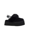 UGG Sandali "Funkette" in camoscio BLACK Donna 