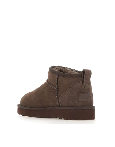 UGG Stivali "Classic Ultra Mini" BROWN Donna 
