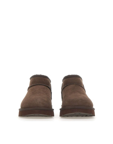 UGG Stivali "Classic Ultra Mini" BROWN Donna 
