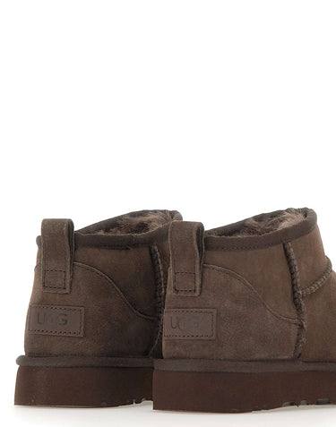 UGG Stivali "Classic Ultra Mini" BROWN Donna 