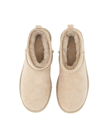 UGG Stivali "Classic Ultra Mini" BEIGE Donna 