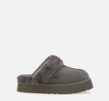 UGG Sabot "WDisquette" in pelle scamosciata GREY Donna 