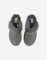 UGG Sabot "WDisquette" in pelle scamosciata GREY Donna 