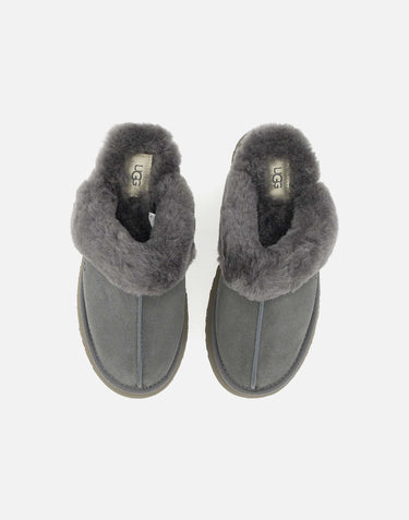 UGG Sabot "WDisquette" in pelle scamosciata GREY Donna 