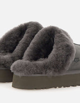 UGG Sabot "WDisquette" in pelle scamosciata GREY Donna 