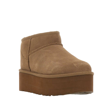 UGG Stivali "Classic Ultra mini platform" BROWN Donna 