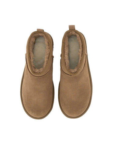 UGG Stivali "Classic Ultra mini platform" BROWN Donna 
