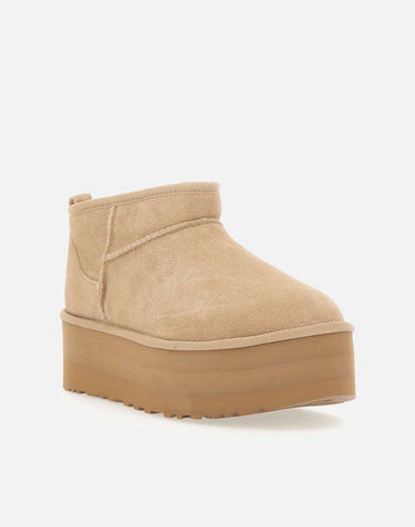 UGG "Classic Ultra mini Platform" BEIGE Donna 