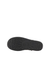 UGG Stivali "Classic Ultra Mini" in pelle BLACK Donna 