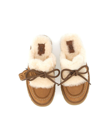 UGG Sabot "Disquette Heritage" BROWN Donna 