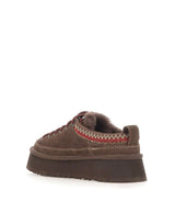 UGG Sabot "Heritage Lace-Up Slipper" BROWN Donna 