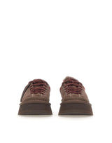 UGG Sabot "Heritage Lace-Up Slipper" BROWN Donna 