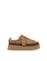UGG Sabot "Heritage Lace-Up Slipper" BROWN Donna 