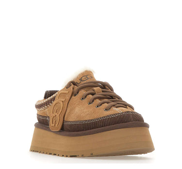 UGG Sabot "Heritage Lace-Up Slipper" BROWN Donna 