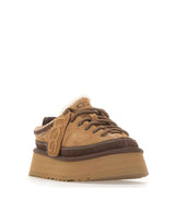 UGG Sabot "Heritage Lace-Up Slipper" BROWN Donna 