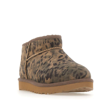 UGG Stivali "Classic Ultra Mini Spotted" BROWN Donna 