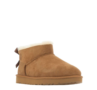 UGG Stivali "Ultra Mini Bailey Bow" BROWN Donna 