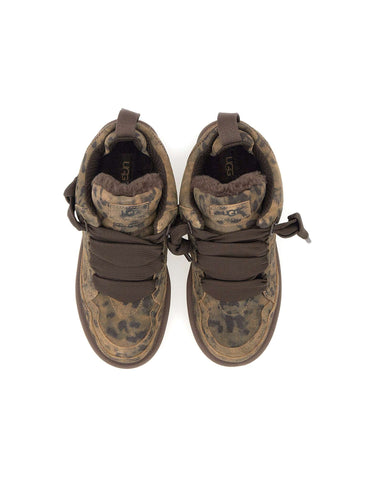 UGG Sneakers "Lowmel Spotted" BROWN Donna 