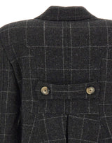 VAQUERA Giacca corta in lana melton BLACK Donna 