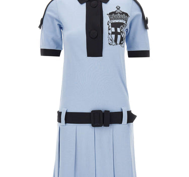 VAQUERA Abito polo con stemma Light Blue Donna 