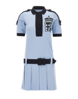 VAQUERA Abito polo con stemma Light Blue Donna 