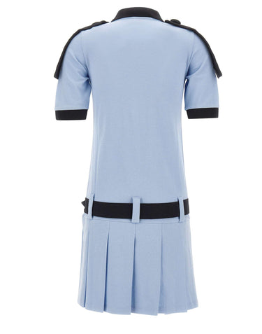 VAQUERA Abito polo con stemma Light Blue Donna 