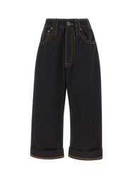 VAQUERA Jeans a gamba larga BLACK Donna 