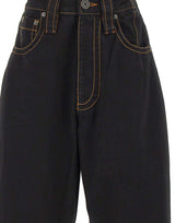 VAQUERA Jeans a gamba larga BLACK Donna 