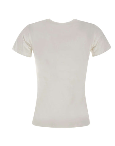 VAQUERA T-shirt trompe l'l'œil WHITE Donna 