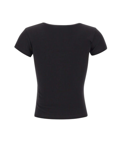 VAQUERA T-shirt slim con stampa BLACK Donna 