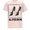 VAQUERA T-shirt over con stampa Pink Donna 