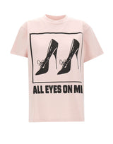 VAQUERA T-shirt over con stampa Pink Donna 