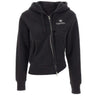 VAQUERA Felpa con cappuccio asimmetrica BLACK Donna 