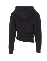 VAQUERA Felpa con cappuccio asimmetrica BLACK Donna 