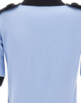 VAQUERA Polo con stemma Light Blue Donna 
