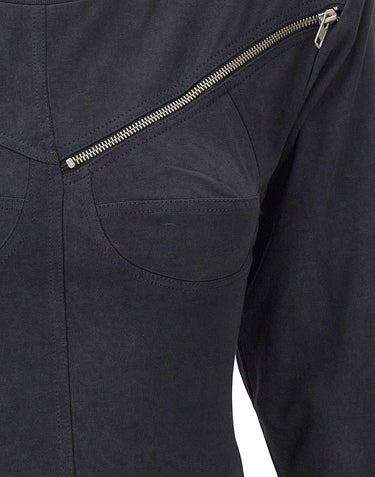 VAQUERA T-shirt a maniche lunghe con zip GREY Donna 