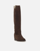 VIA ROMA 15 Stivali "Velour" BROWN Donna 