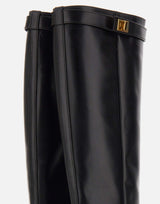 VIA ROMA 15 Stivali "Santa Monica" in pelle BLACK Donna 