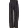 Pantaloni a gamba larga 1226WTR002857Q DKGREY VICTORIA BECKHAM 
