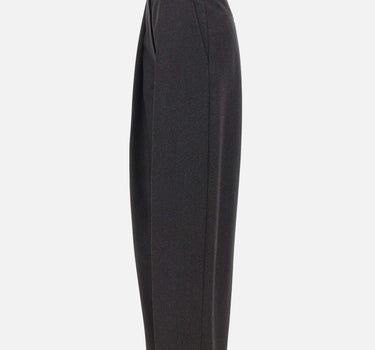 Pantaloni a gamba larga 1226WTR002857Q DKGREY VICTORIA BECKHAM 