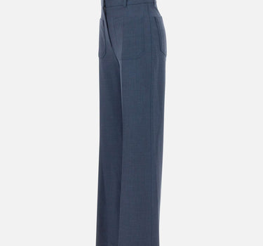 Pantalone "Alina" 1226WTR005115D BLUE VICTORIA BECKHAM 